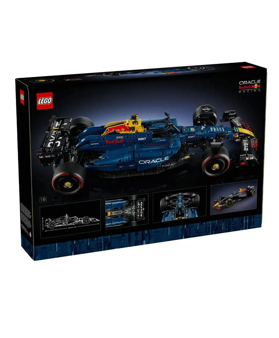 مجموعة نموذج سيارة Oracle Red Bull Racing RB20 F1 من ليغو® Technic للبالغين، ابنوا سيارتكم 42206 - 1639 قطعة - الصورة 14