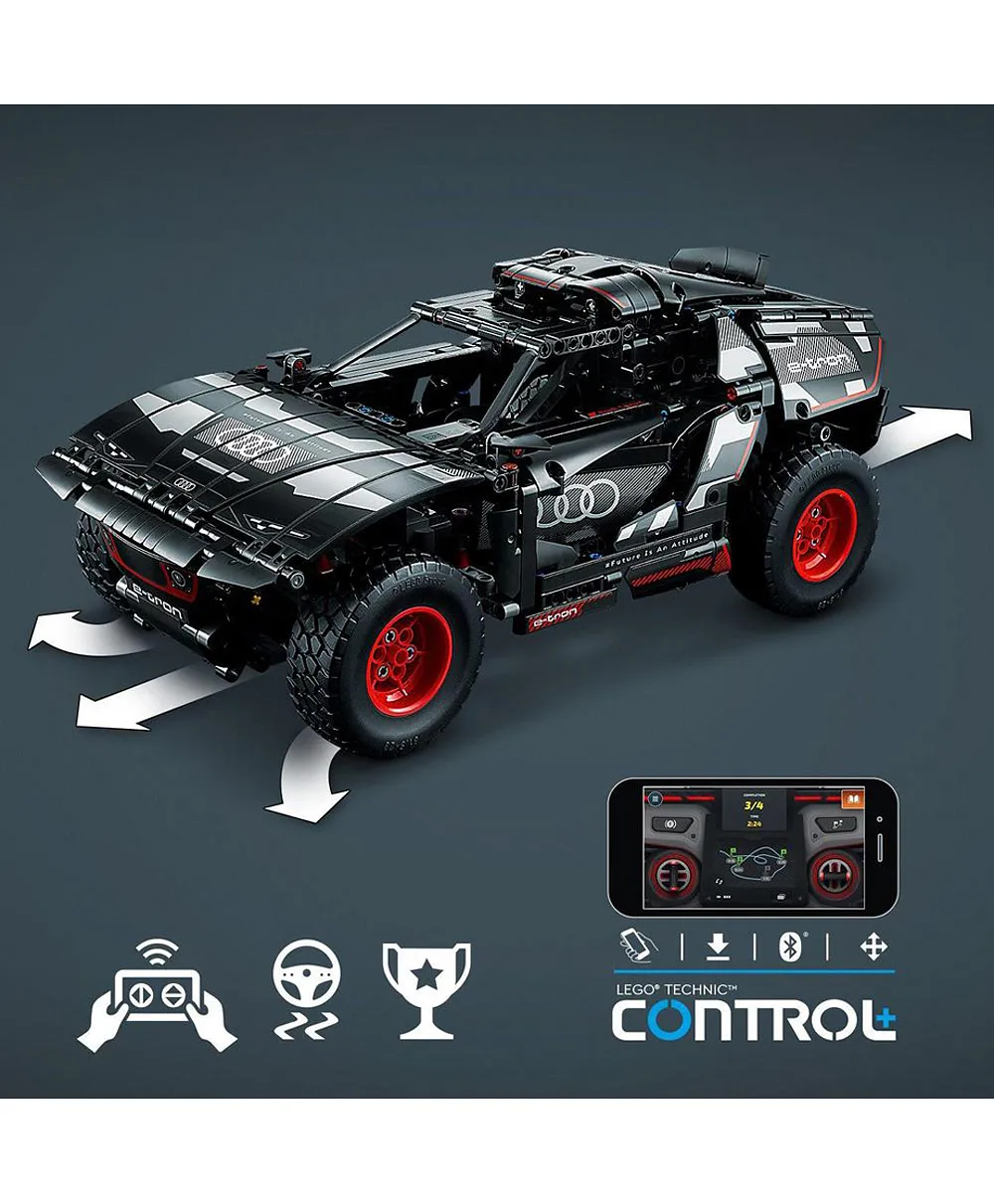 مجموعة لعبة بناء أودي آر إس كيو إي ترون 42160 من ™LEGO® Technic (914 قطعة) - الصورة 8