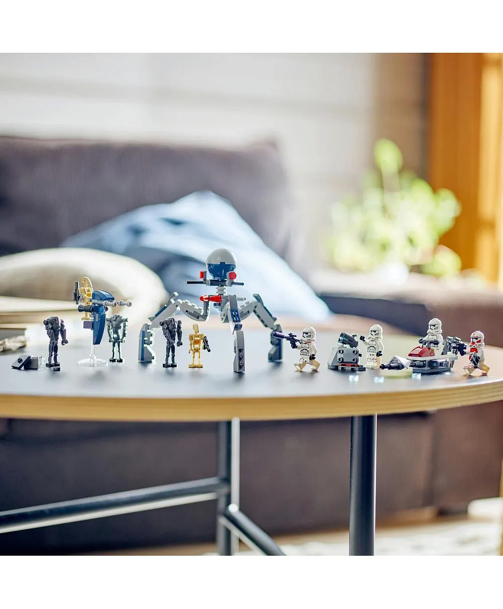 ليجو مجموعة معركة ستار وورز كلون تروبر وبوت درويد 75372 - 215 قطعة - الصورة 7