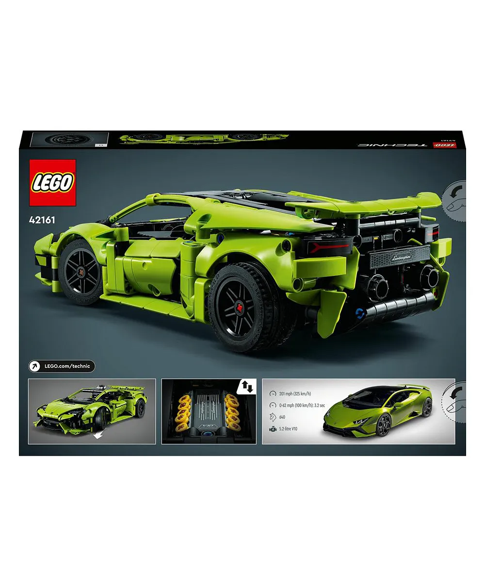 مجموعة لعبة بناء لامبورغيني هوراكان تكنيكا 42161 من ™LEGO® Technic (806 قطع) - الصورة 3