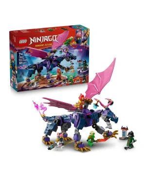 مجموعة بناء لعبة التنين السيد رونتو من ليغو® NINJAGO®‎ ومجموعة معارك مع 4 شخصيات صغيرة 71842 - 381 قطعة