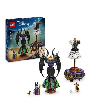 مجموعة بناء فساتين ماليفيسنت وكرويلا دي فيل 43262 من ليغو® Disney‎ Villains - 524 قطعة