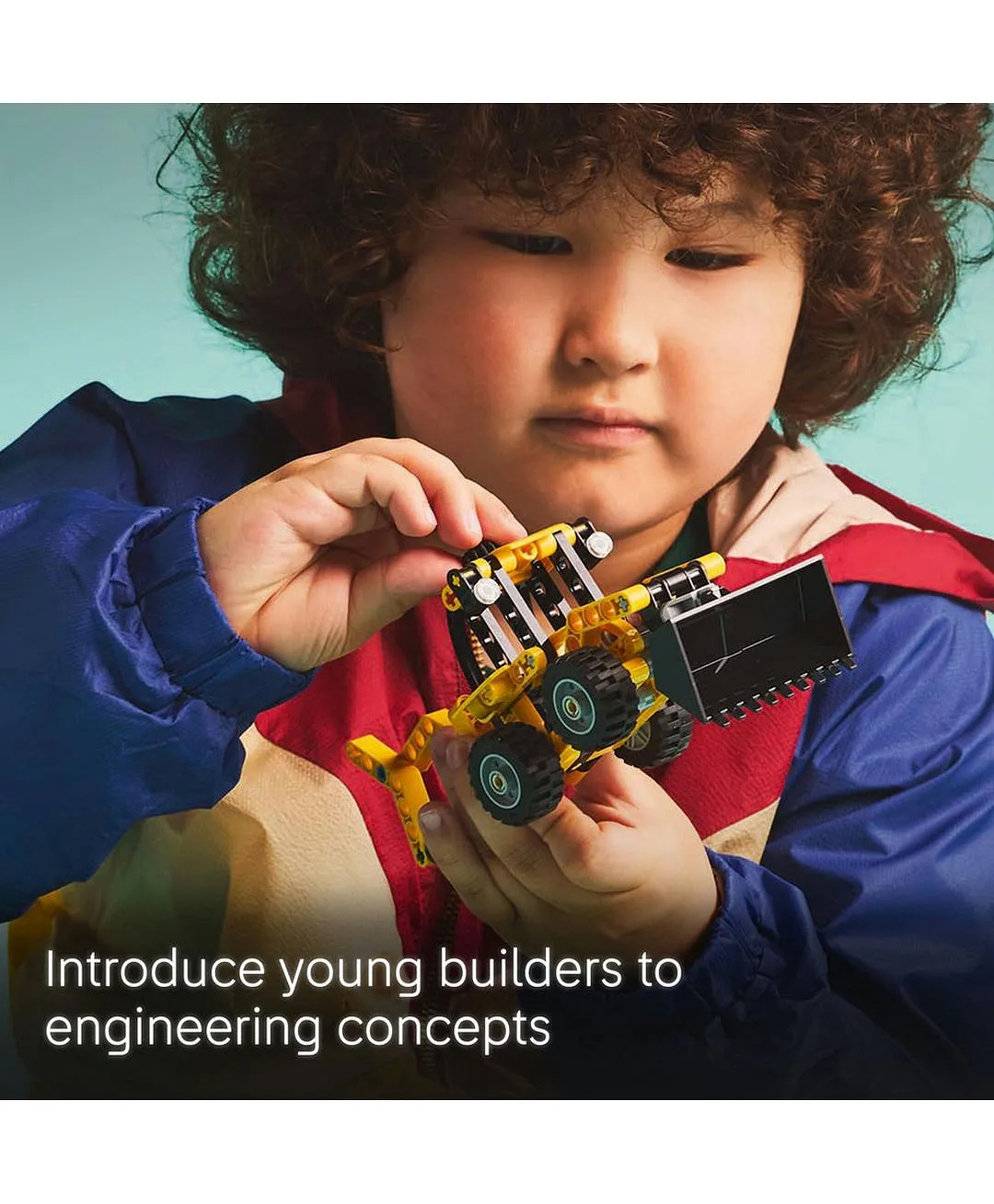 مجموعة المركبة القابلة للبناء لعبة تشييد جرافة المحراث الخلفي من LEGO® Technic للأطفال 42197 - 104 قطعة - الصورة 7