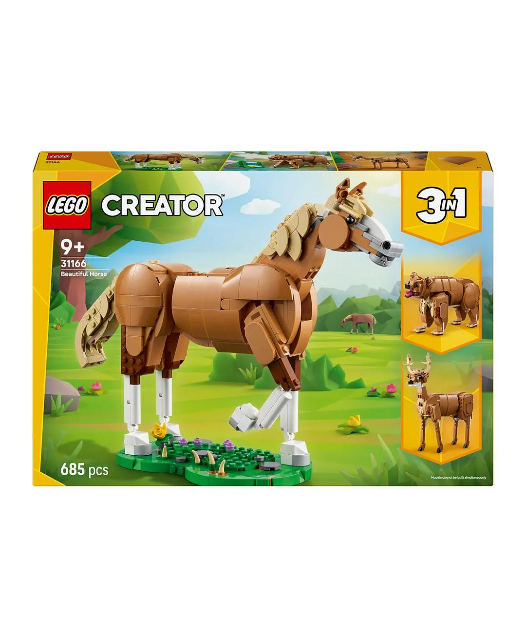 مجموعة بناء لعبة الحصان الجميل من ليغو® كرييتور 3 في 1 31166 - 685 قطعة - الصورة 10