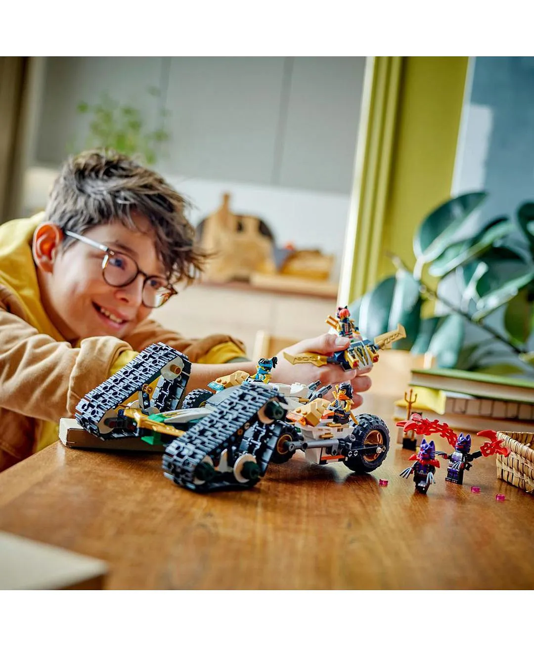 ليغو - نينجاغو كومبو الفريق النينجا للمركبات 71820 - 576 قطعة - الصورة 5