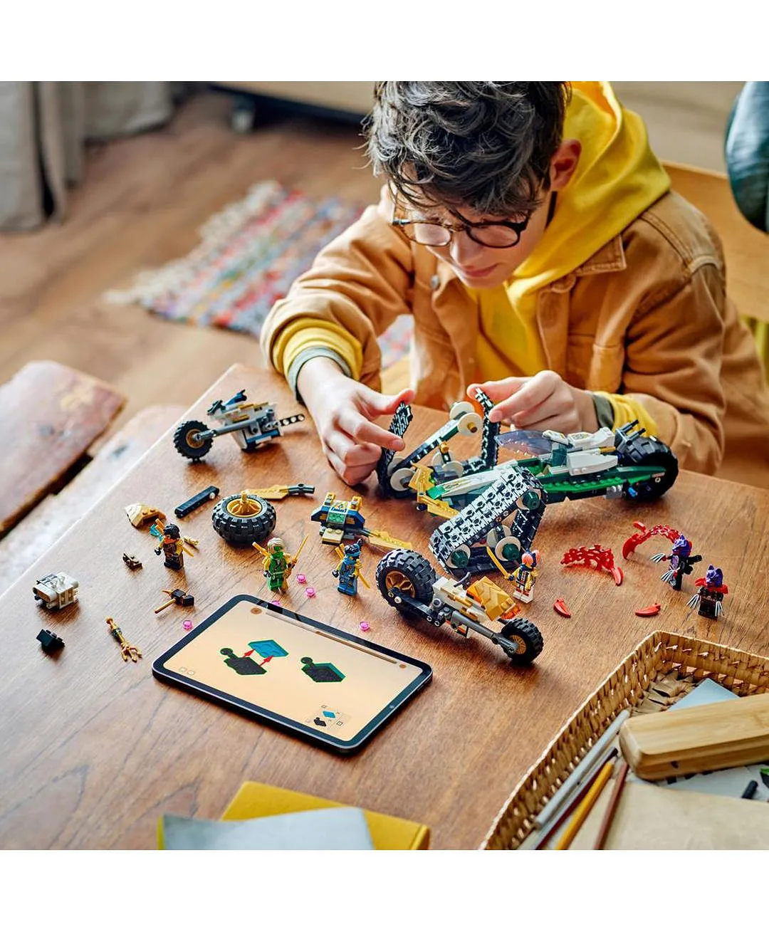 ليغو - نينجاغو كومبو الفريق النينجا للمركبات 71820 - 576 قطعة - الصورة 6