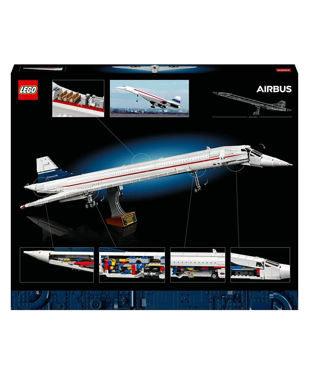 مجموعة البناء كونكورد 10318 من LEGO® Icons (2083 قطعة) - الصورة 11