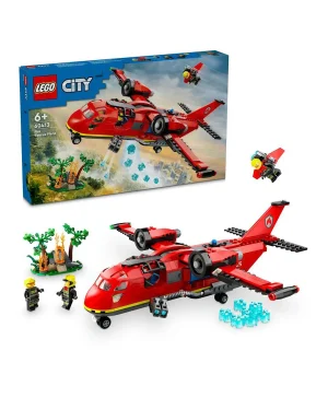 مجموعة لعبة بناء طائرة الإنقاذ من الحريق 60413 من LEGO® City